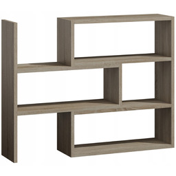 Regał rozsuwany Irek sonoma otwarty szafka półka Per