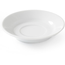 Zestaw Spodek do filiżanki kawy Optima biała porcelana