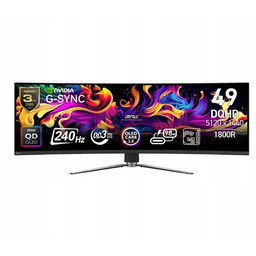 Msi Monitor Mpg 491CQPX Qd-oled cali/Czarny