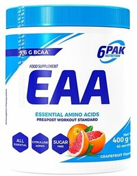 6PAK Aminokwasy EAA Grejpfrutowy (400 g)