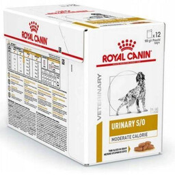 ROYAL CANIN Dog Urinary S/O Moderate Calories, 12x100g