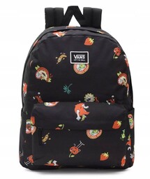 Plecak VANS kolorowy Realm Backpack Czarny Owoce -