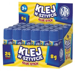 Klej w sztyfcie 8g Astra BOX 24 szt
