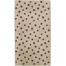 Cawo Ręcznik We love Dogs Paws Schwarz/Beige