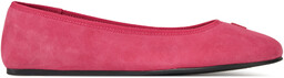 Baleriny Tommy Hilfiger Th Hardware Suede Ballerina FW0FW08655
