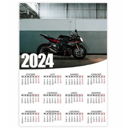 Kalendarz Plakatowy Ścienny 2024 Rok 50x70 cm Triumph