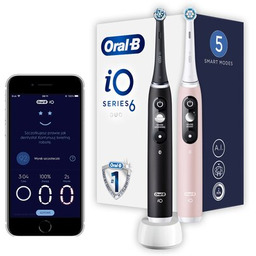 Oral-B iO Series 6 Duo czarny/różowy
