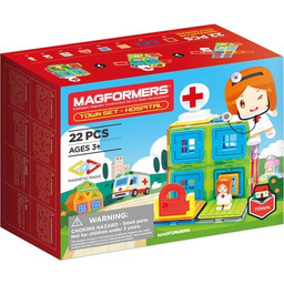 MAGFORMERS Klocki magnetyczne Town Set Szpital 005-717006