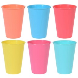 Kubki plastikowe 400 ml 6 szt.
