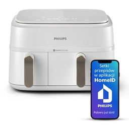 PHILIPS Air fryer Frytkownica beztłuszczowa Dual Basket NA353