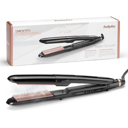 BaByliss Steam Smooth Hair Straightener, Parowa stylizacja włosów,
