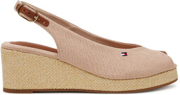 Espadryle Tommy Hilfiger Flag Mid Wedge Espad Slingback