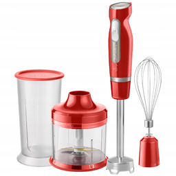 Blender ręczny z siekaczem 1000W Turbo czerwony Sencor