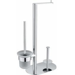 DEANTE Stojak na papier toaletowy ROUND chrom 3-funkcyjny