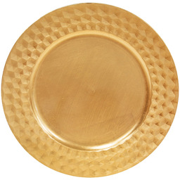 Podstawka pod talerz podtalerz złoty 1,5x33cm 125275