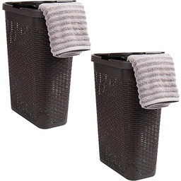 Mind Reader Wąski kosz na pranie 40 l,