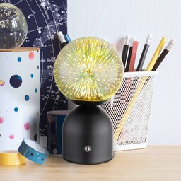 Globo Lampa stołowa LED Julsy, możliwość ściemniania, czarny,