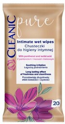 CLEANIC Pure Chusteczki do higieny intymnej, 20szt.