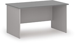 Biurko proste PRIMO GRAY, 1400 x 800 mm,