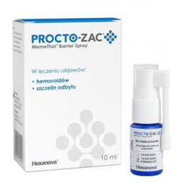 Procto-Zac MemeThol Barrier Spray, 10 ml