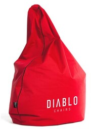 DIABLO CHAIRS Pufa worek 1452 Czerwony XXL 110
