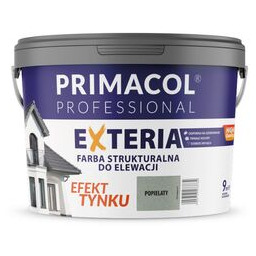 Elewacyjna farba strukturalna Exteria popielaty 9 l
