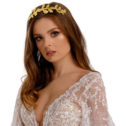 Tiara wieniec laurowy - 1 szt.