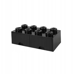 Lego(r) Pojemnik Klocek Z Szufladami Ósemka Czarny