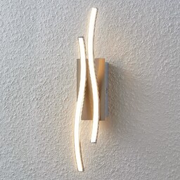 Lampa Ścienna Lindby, Safia, metaliczny, salon, aluminium, nowoczesny