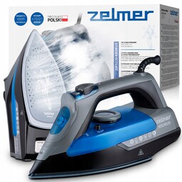 Żelazko Parowe Zelmer Polskie Ceramiczne Prasowanie Pion Para