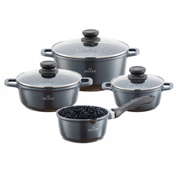 Zestaw garnków Zilner Zestaw Garnków aluminiowe 7 el.