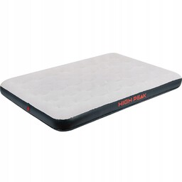 Materac dmuchany dwuosobowy High Peak Double, antypoślizgowy, szary