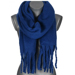 Szalik damski zimowy szal ciepły dred z frędzlami