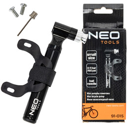 Neo-tools Mini pompka rowerowa NEO Tools 91-015 Aluminium