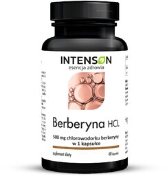 Berberyna 500mg, Intenson, 60 kapsułek