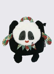 Plecak sztruksowy Panda Rototos 25x25 cm Deglingos