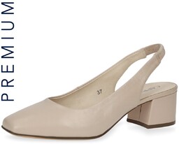 Czółenka kremowe Nina [29500-20-433]