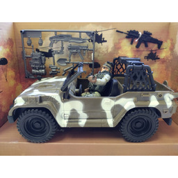 Zestaw Wojskowy Z Jeepem I Figurką Żołnierza