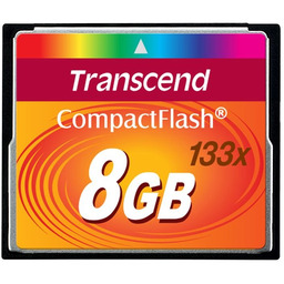 Karta pamięci TRANSCEND CF, 8 GB, 133x