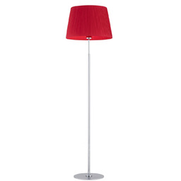 Lampa podłogowa z czerwonym abażurem ASTI 3848 -