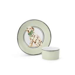 Elodie Details Zestaw obiadowy porcelanowy Darling Dalmatians