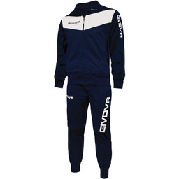 Dres Givova Tuta Visa granatowo-biały TR018 0403