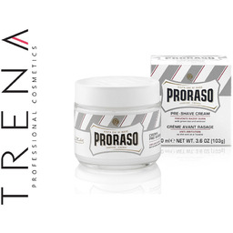 Proraso, krem przed goleniem do skóry wrażliwej, zielona
