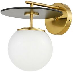 LAMPA ŚCIENNA KINKIET LOFT CZARNO-MOSIĘŻNA DALTONA
