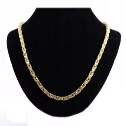 Łańcuch męski Złoty Splot Królewski Biznatyjski 4 mm