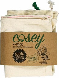 cosey 60016661 worki do owoców i warzyw, bawełna