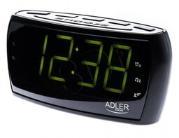 Adler Radiobudzik (kolor czarny)