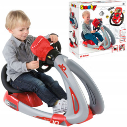 Symulator Jazdy Autem Z Kierownicą V8 Driver Smoby