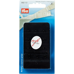 Prym przedłużenie biustonosza, bawełna, czarna, 4,5 x 2