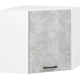 Elior Narożna szafka kuchenna w kolorze betonu N1-D02